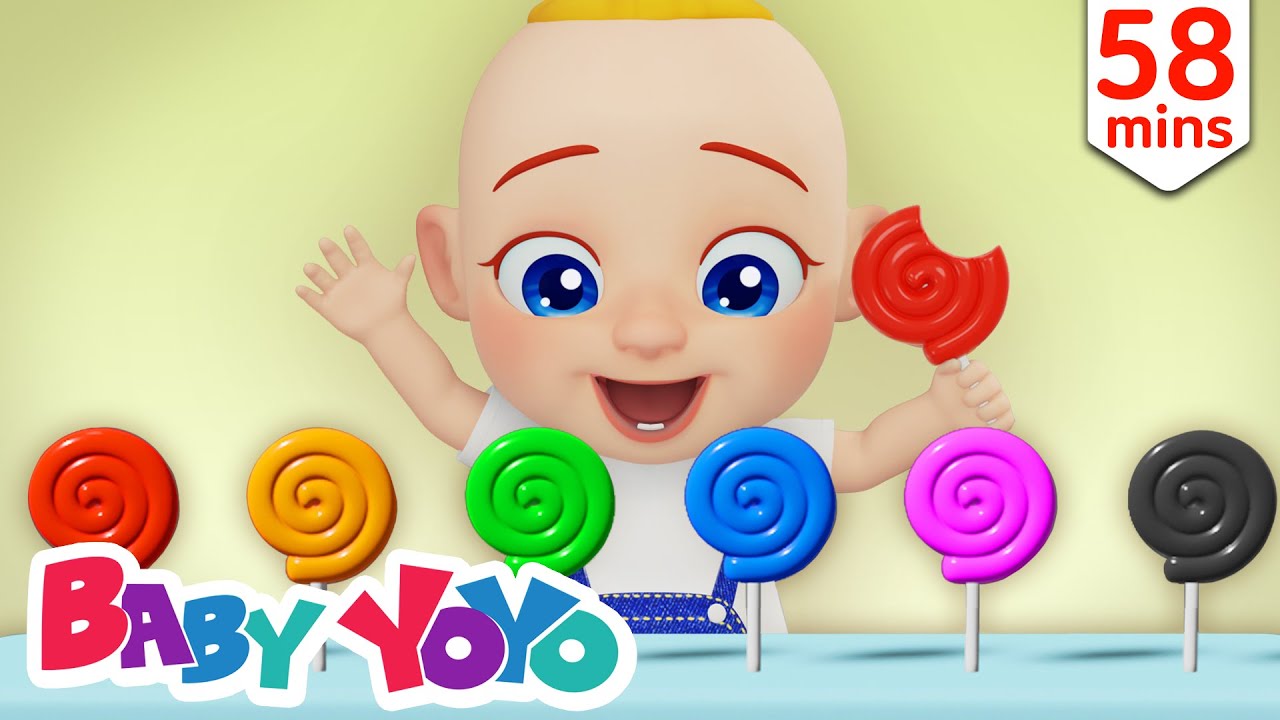 Цвет Конфеты (Color Candies) | Детские песенки- Baby yoyo
