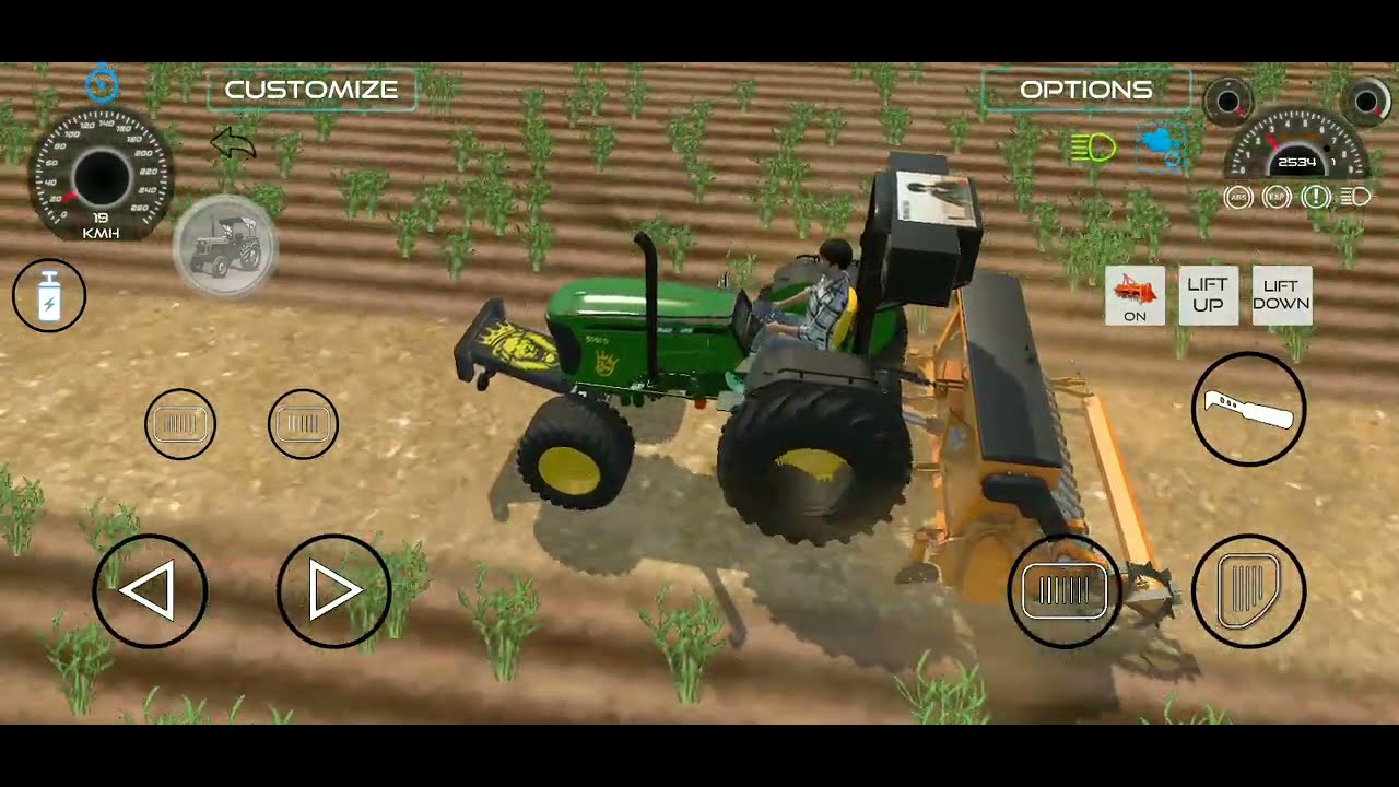 Tractor Se Aaj Khet Ki Jutai Ki Gayi Hai. #gaming #games #tranding #viralvedio