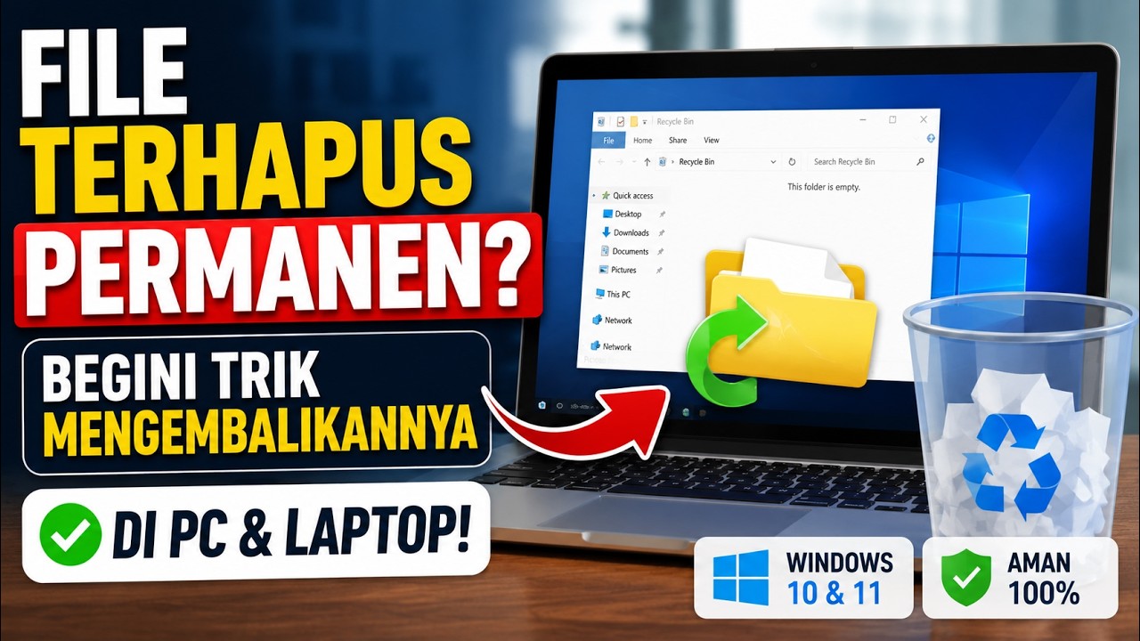 Cara Mengembalikan File yang Terhapus Permanen di Komputer atau Laptop