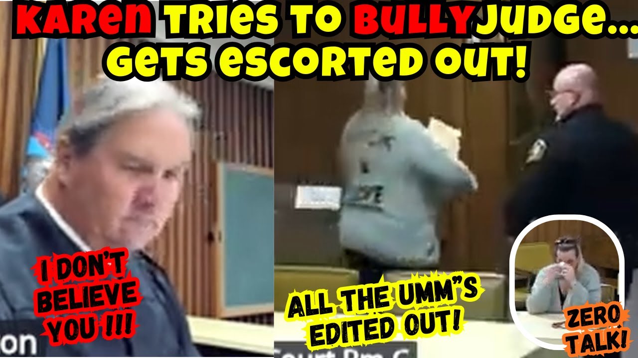 Trailer Park KAREN Tries to BULLY Judge Into Changing Ruling BUT Goes TOO Far & Gets Escorted OUT!
