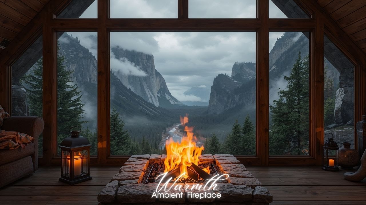 Cozy Fireplace Sounds🔥 | Crackling Fire for Sleep, Relaxation & Calm Nights