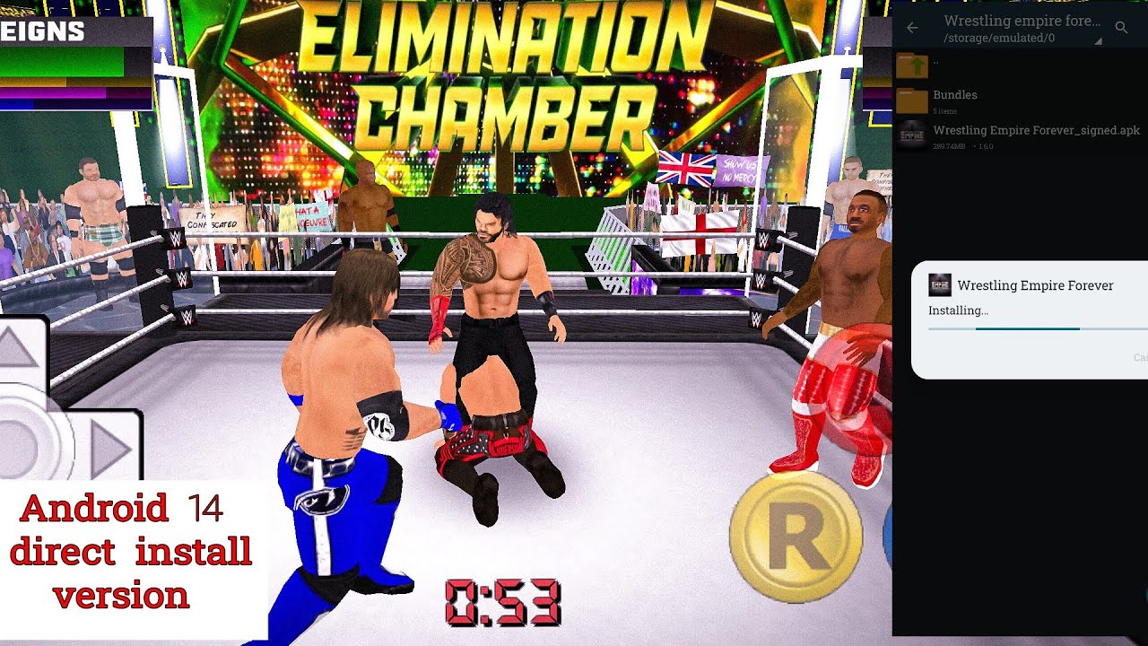 Wrestling empire forever for Android 14 direct install and download link.
