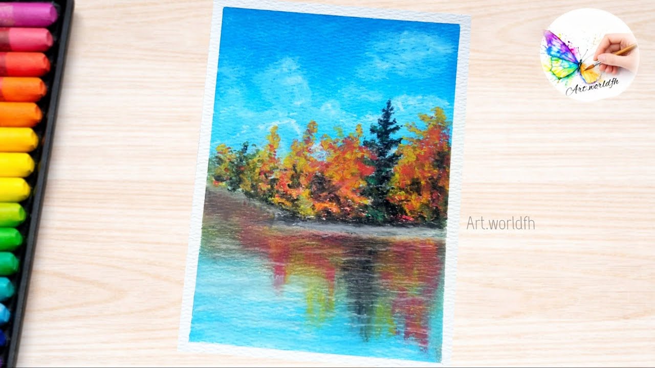 Forest landscape painting| Step by Step Tutorial