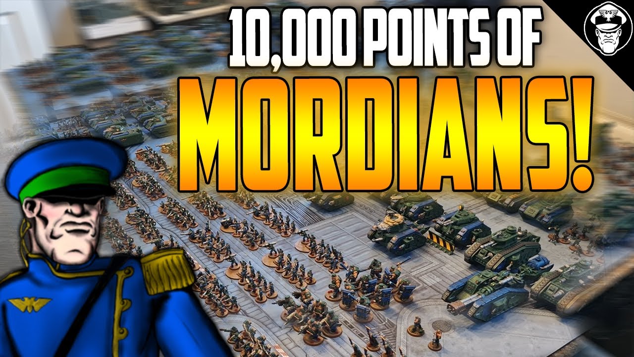 10,000+ Points! My Mordian Iron Guard Army Showcase! | Astra Militarum | Warhammer 40,000