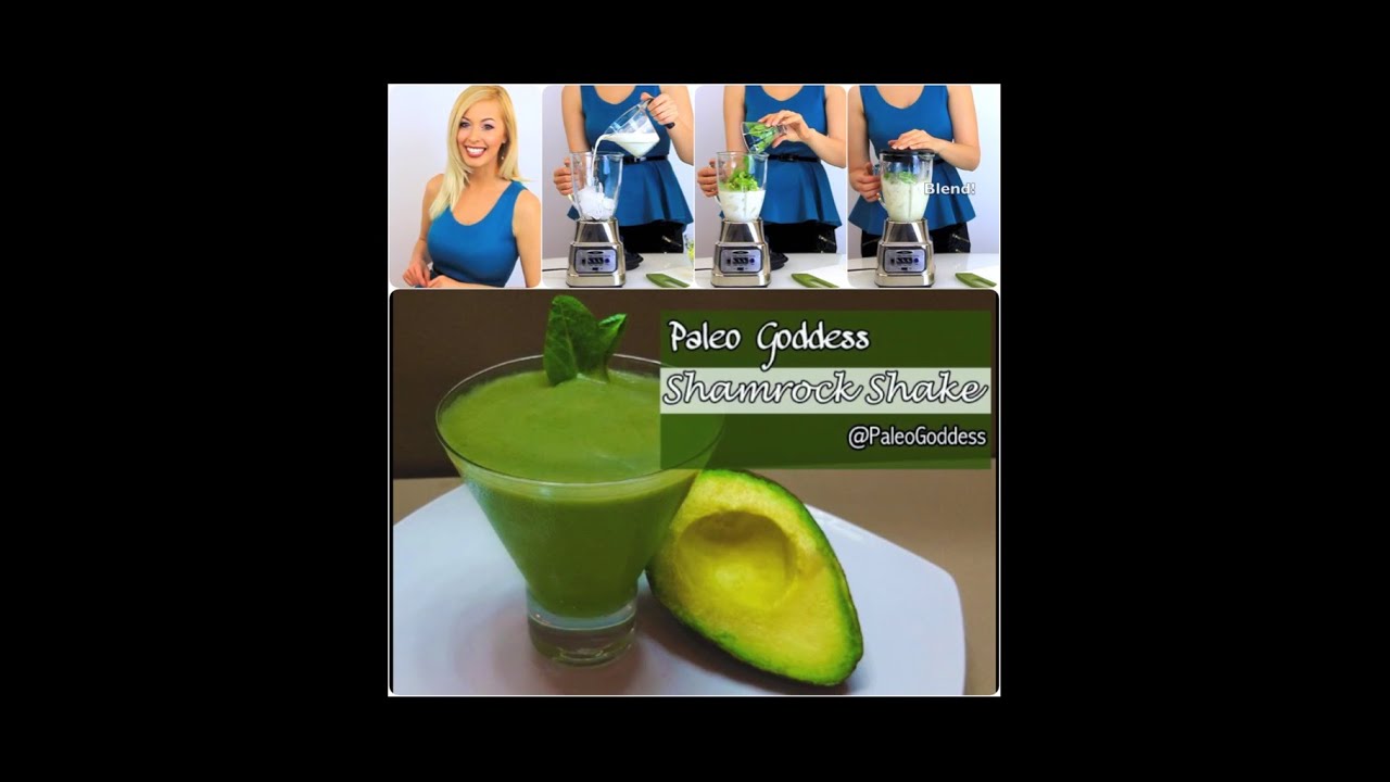 Paleo Shamrock Shake