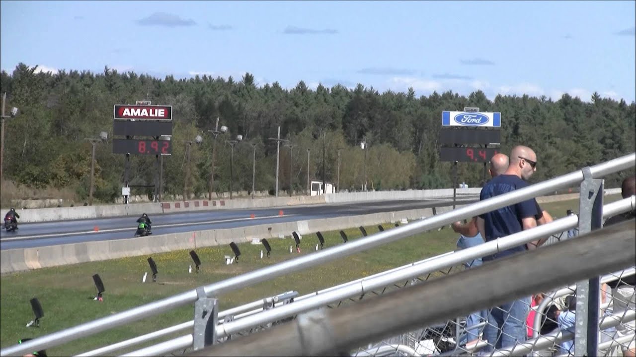 Top Bike, Street Fighter 7 second Bike drag race - Import Wars 9/15/12 New England Dragway
