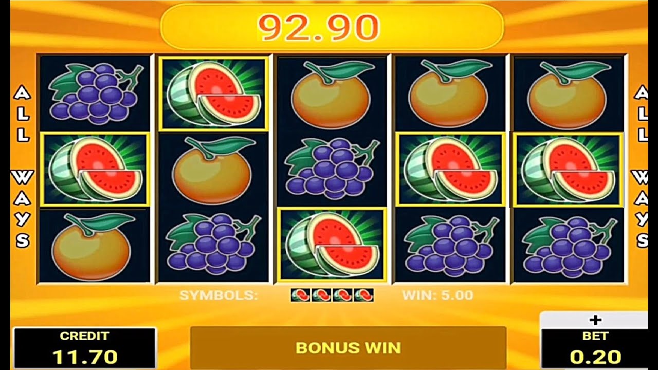 FORZZA TUNISIE | ALL WAYS FRUITS MEGA GAME