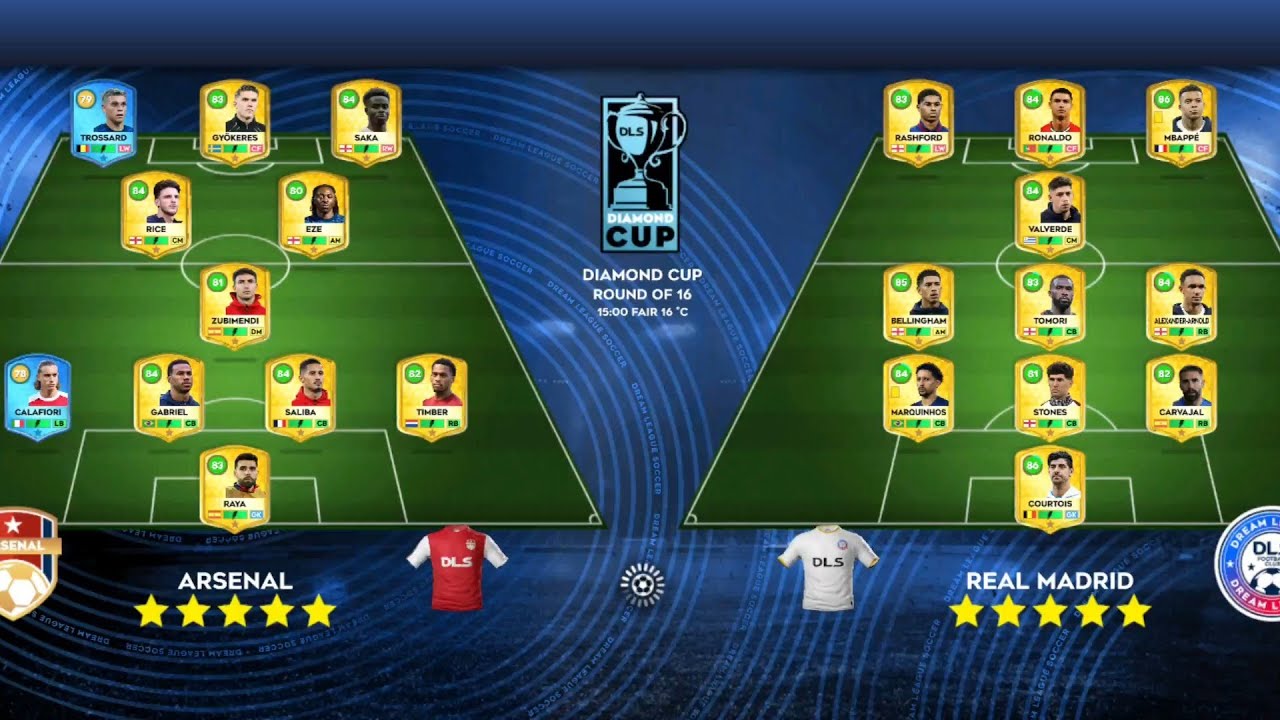 DLS26 REAL MADRID VS ARSENAL VS BARCELONA