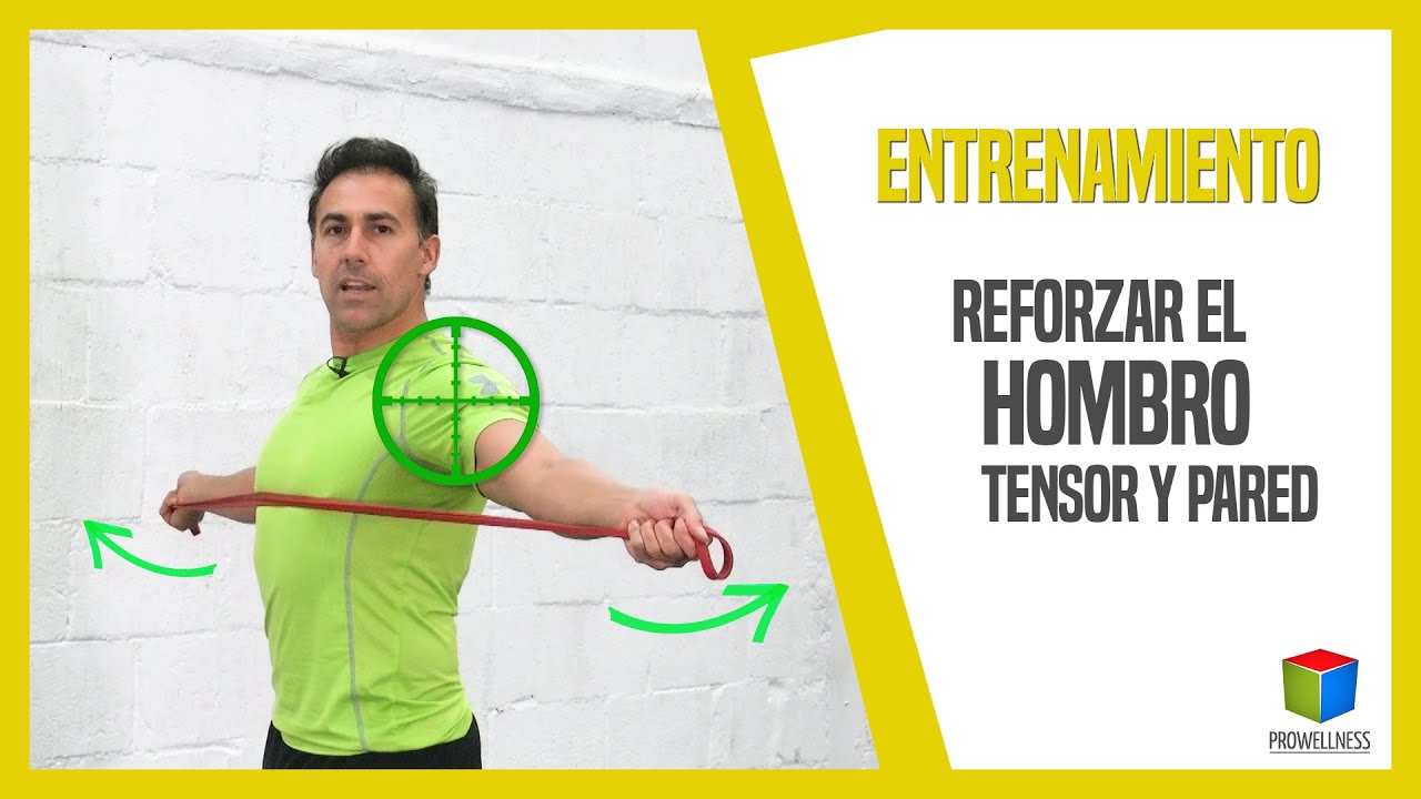 Refuerza tus HOMBROS, 3 ejercicios con TENSOR