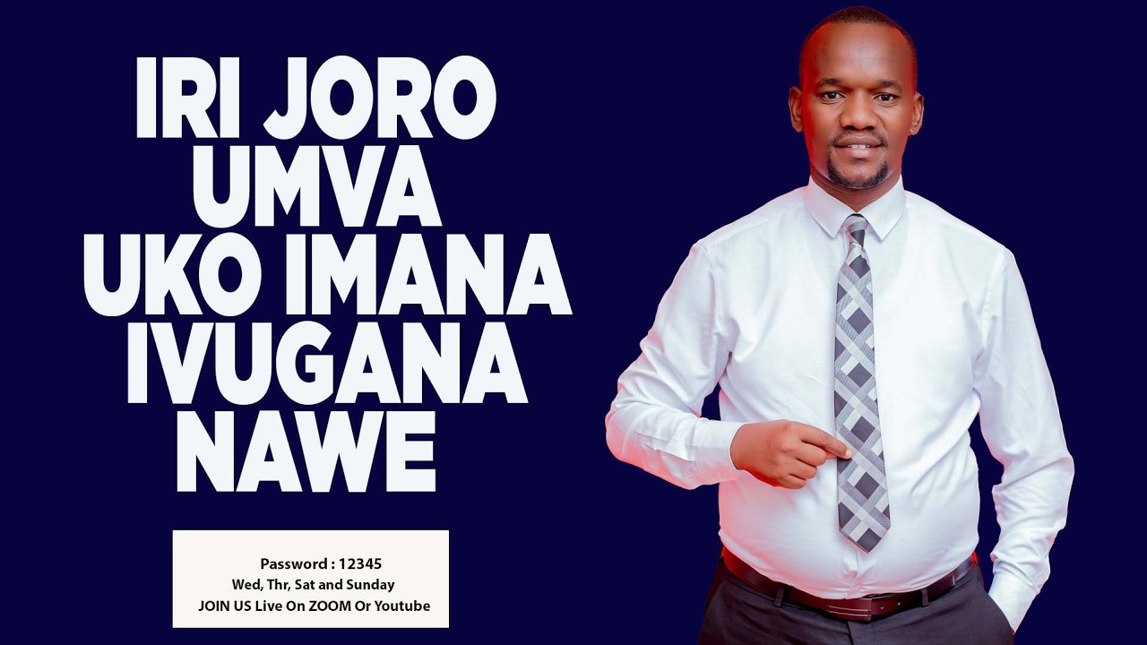 IRI JORO UMVA UKO IMANA IVUGANA NAWE  HAMWE NA PROPHET BOSCO