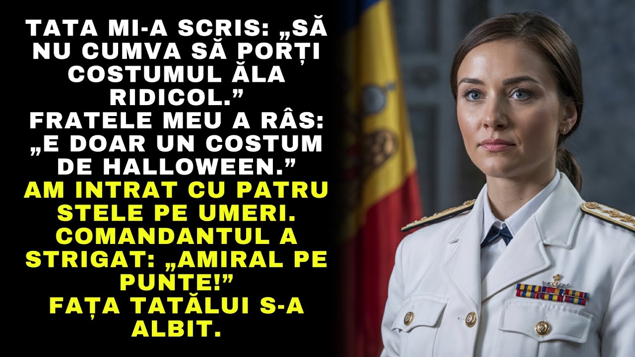 Tata mi-a scris: „Să nu cumva să porți costumul ăla ridicol.”Fratele meu a râs: „E doar un costum...