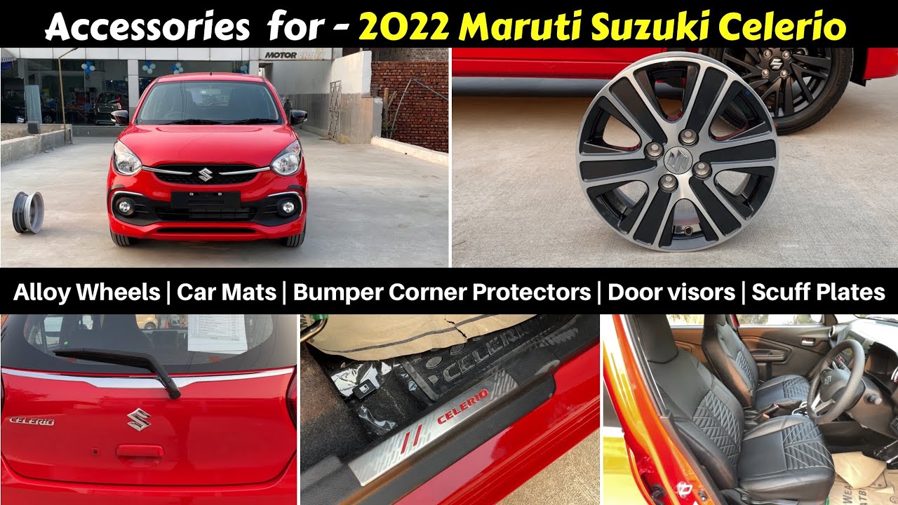 Accessories for 2022 Maruti Celerio with Prices | Part 2 | Most Detailed Video