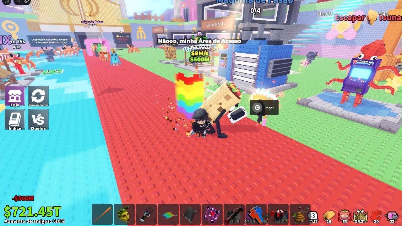 Tudo que eu peguei no evento de Taco