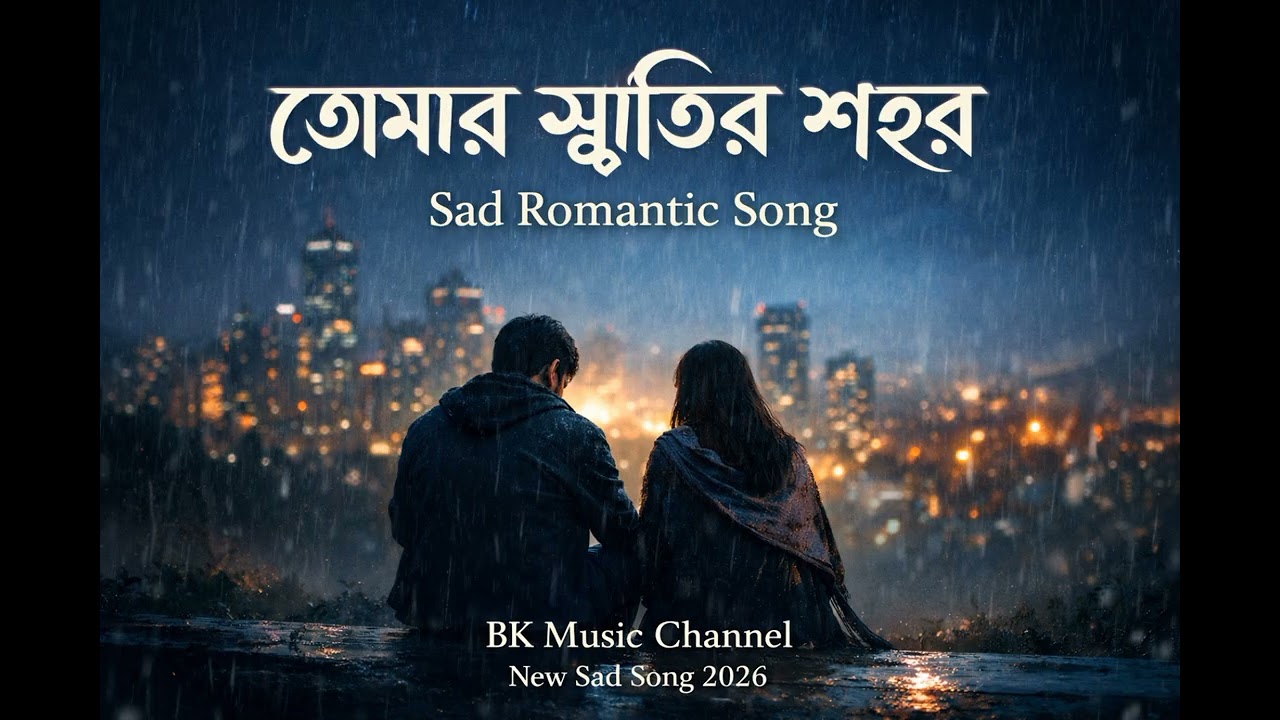 তোমার স্মৃতির শহর🖤🥺 | new bangla romantic sad song| bangla sad song | BK Music Channel #bengalisong