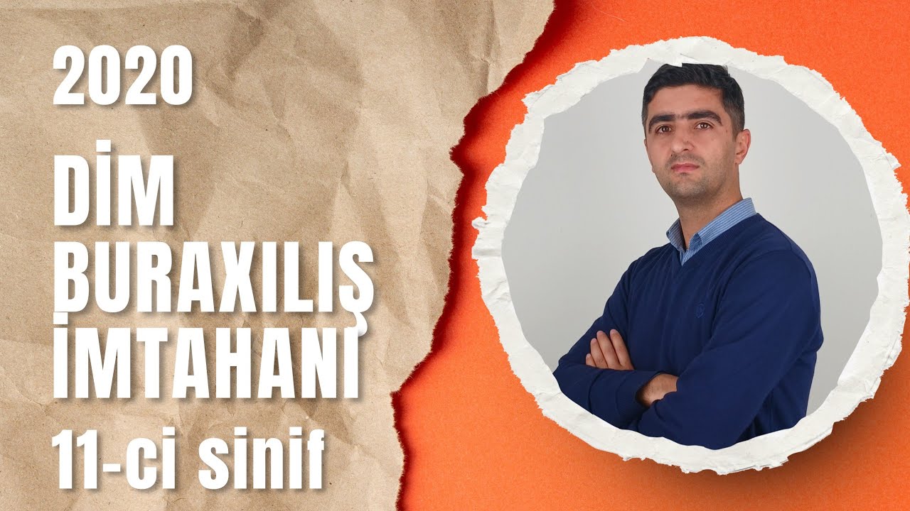 DİM buraxılış imtahanı 2020 Riyaziyyat 11-ci sinif