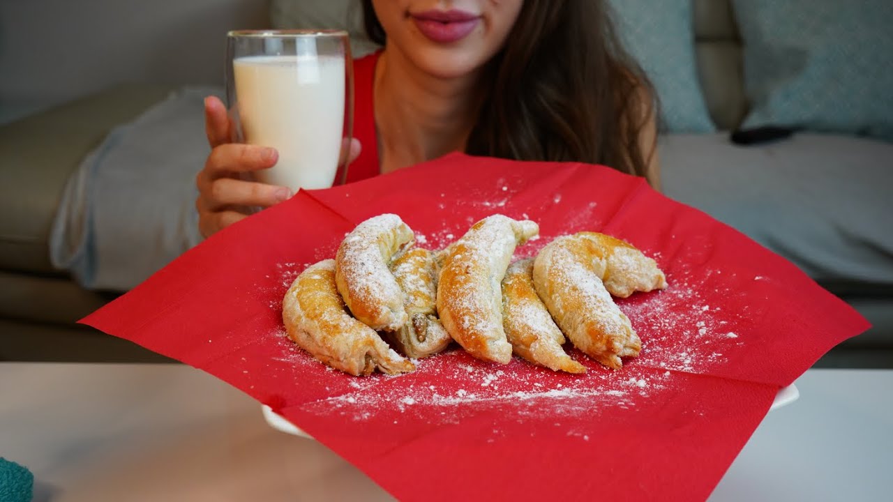 ASMR | Eating Walnut Rolls | EATING SOUNDS | No Talking | Lady M. ASMR