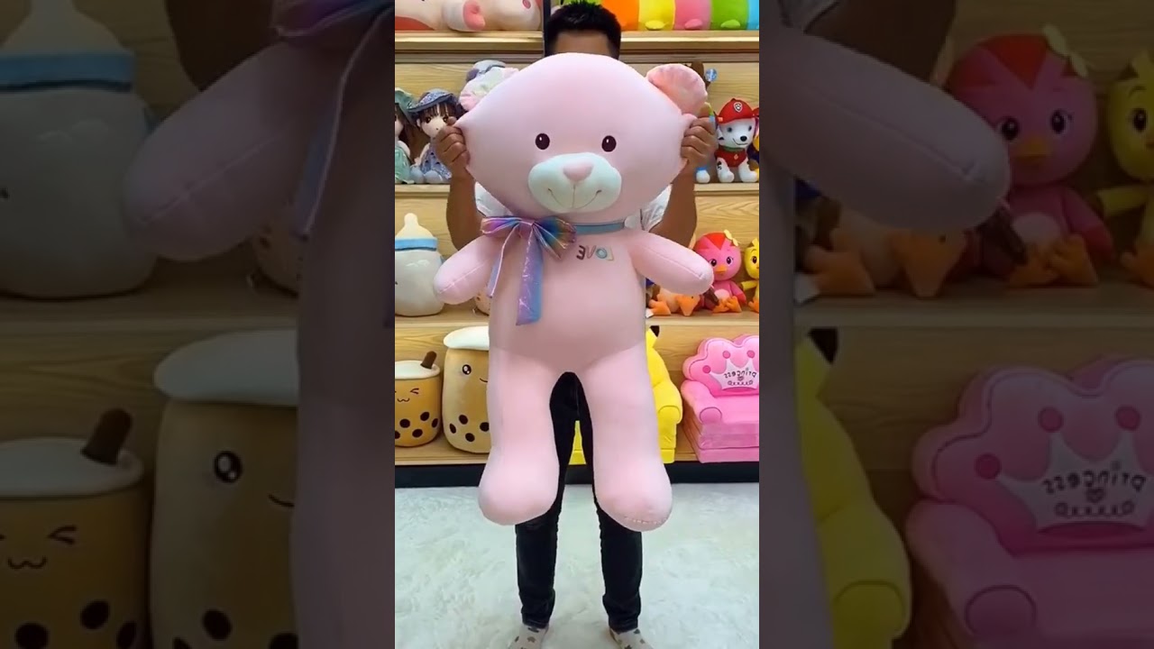 Pink Teddy Bear Plushie