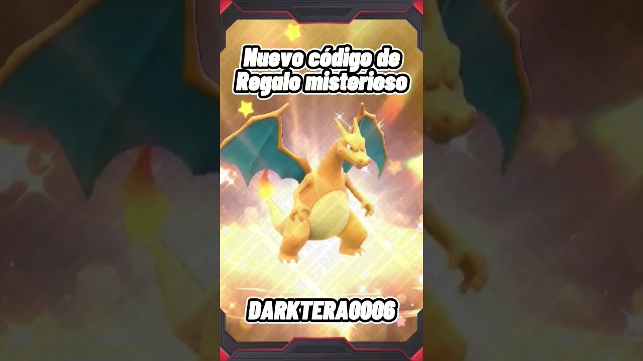 Obt&eacute;n este Charizard con teratipo Siniestro mediante un nuevo c&oacute;digo de Regalo. #pokemon #nintendo