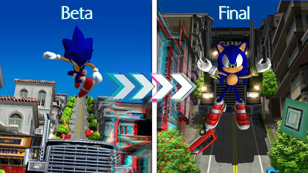 Sonic Adventure 2's Betas & Prototypes