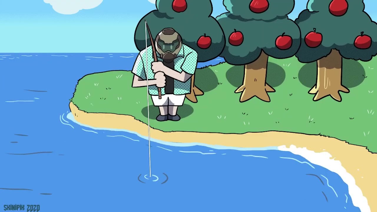Cute Isabelle and Doomguy Comics Animal Crossing x Doom Comic Dub