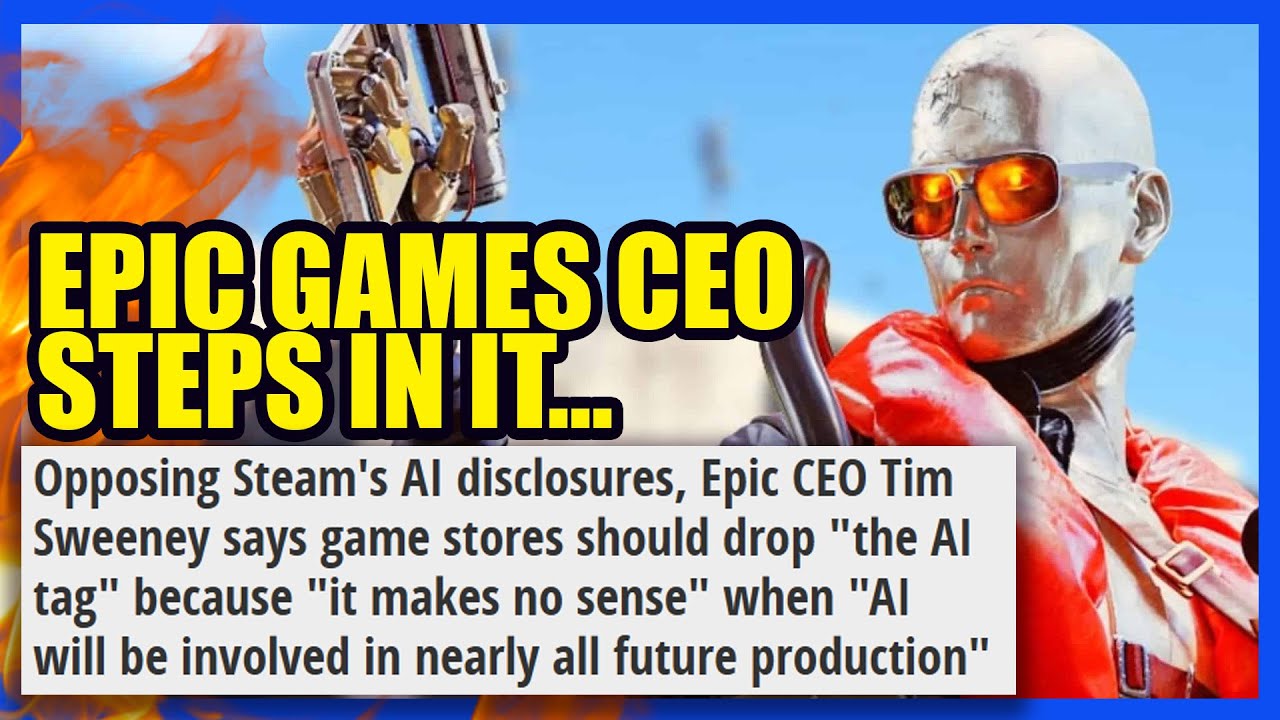 Steam vs. Epic: AI Usage in Games Should Be DISCLOSED or NOT? | Clownfish TV