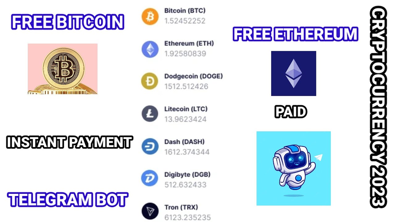 NEW FREE BITCOIN AND ETHEREUM TELEGRAM BOT LEGIT CRYPTOCURRENCY