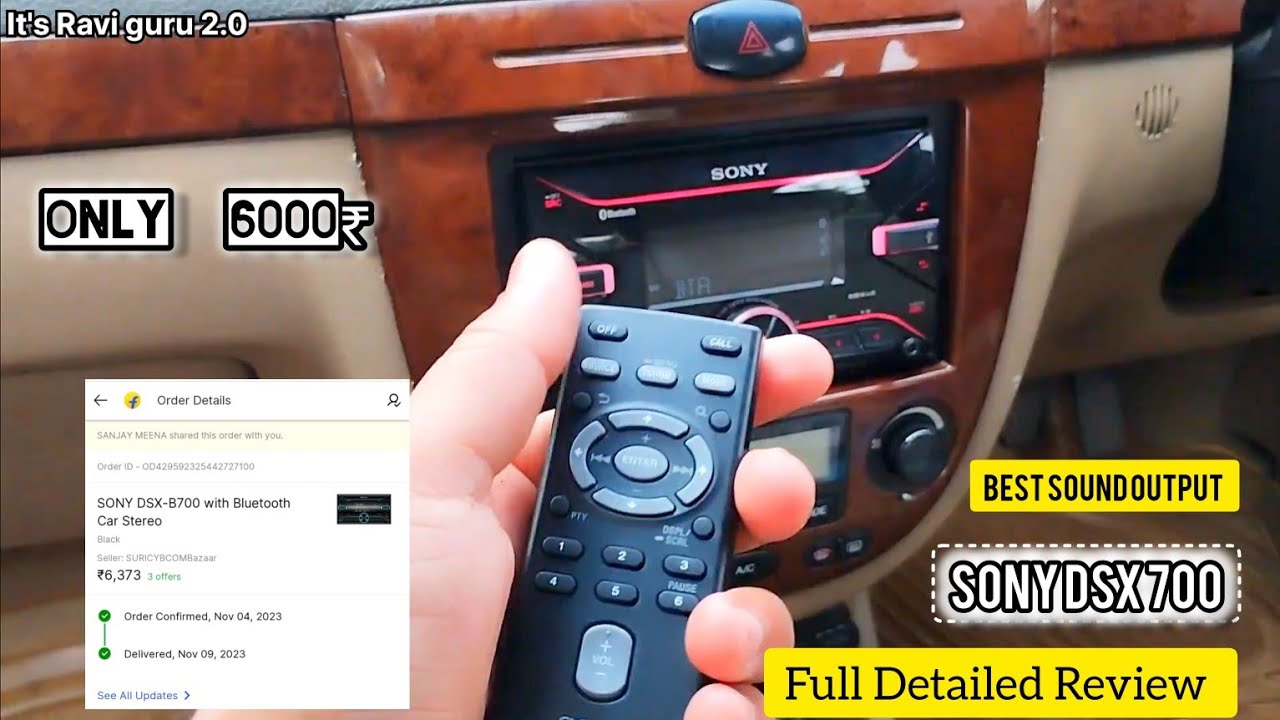 Sony Dsx- B700 installation And all Features Hindi | Sony Music System |