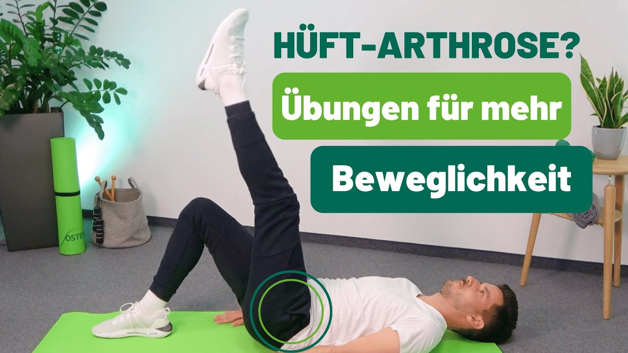 Hüft-Arthrose? Die 2 einfachsten Übungen für mehr Beweglichkeit