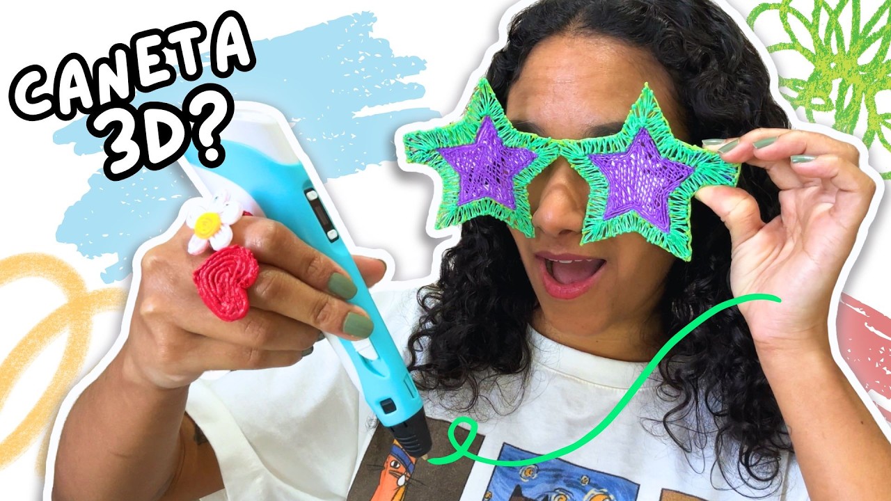 TESTANDO UMA CANETA 3D!