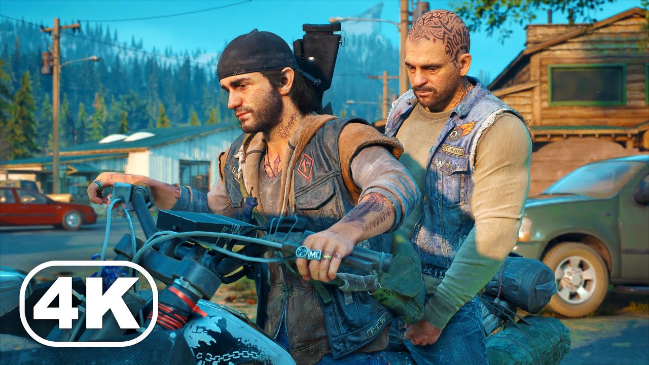 Deacon brings Boozer with him at the NERO Landing Zone ULTRA 4K 60FPS - DAYS GONE