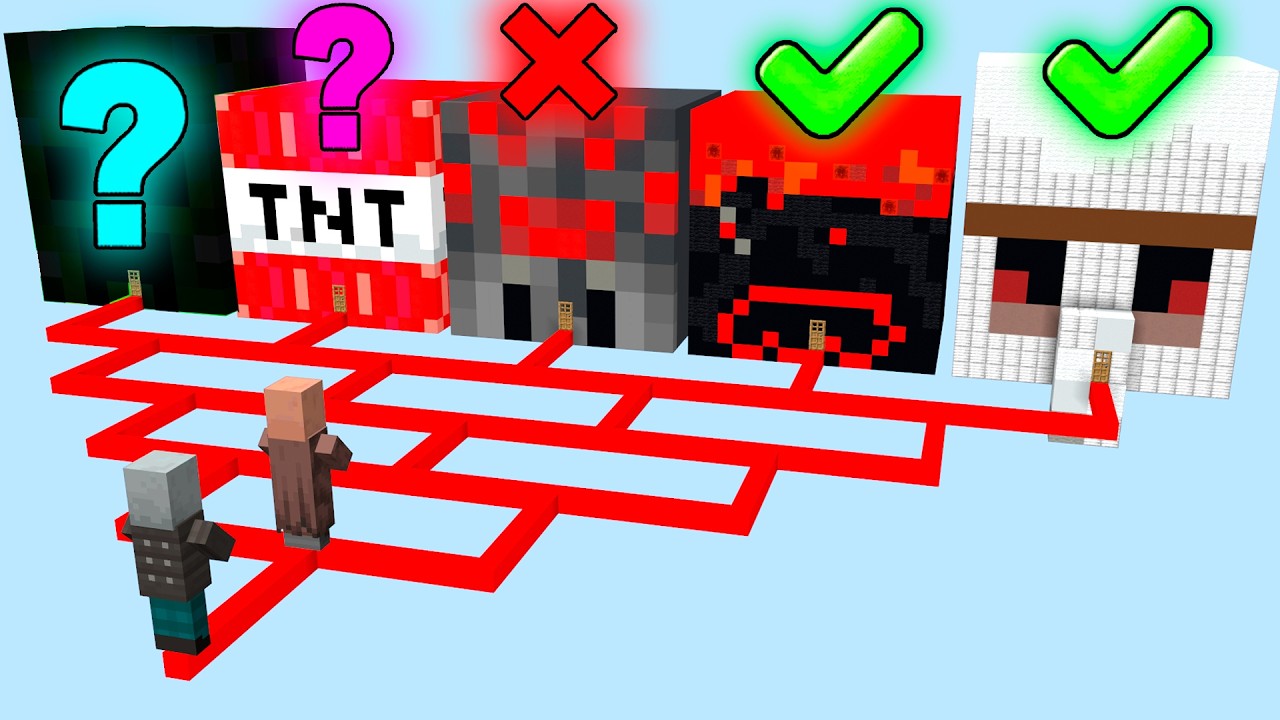 which house will villager choose?