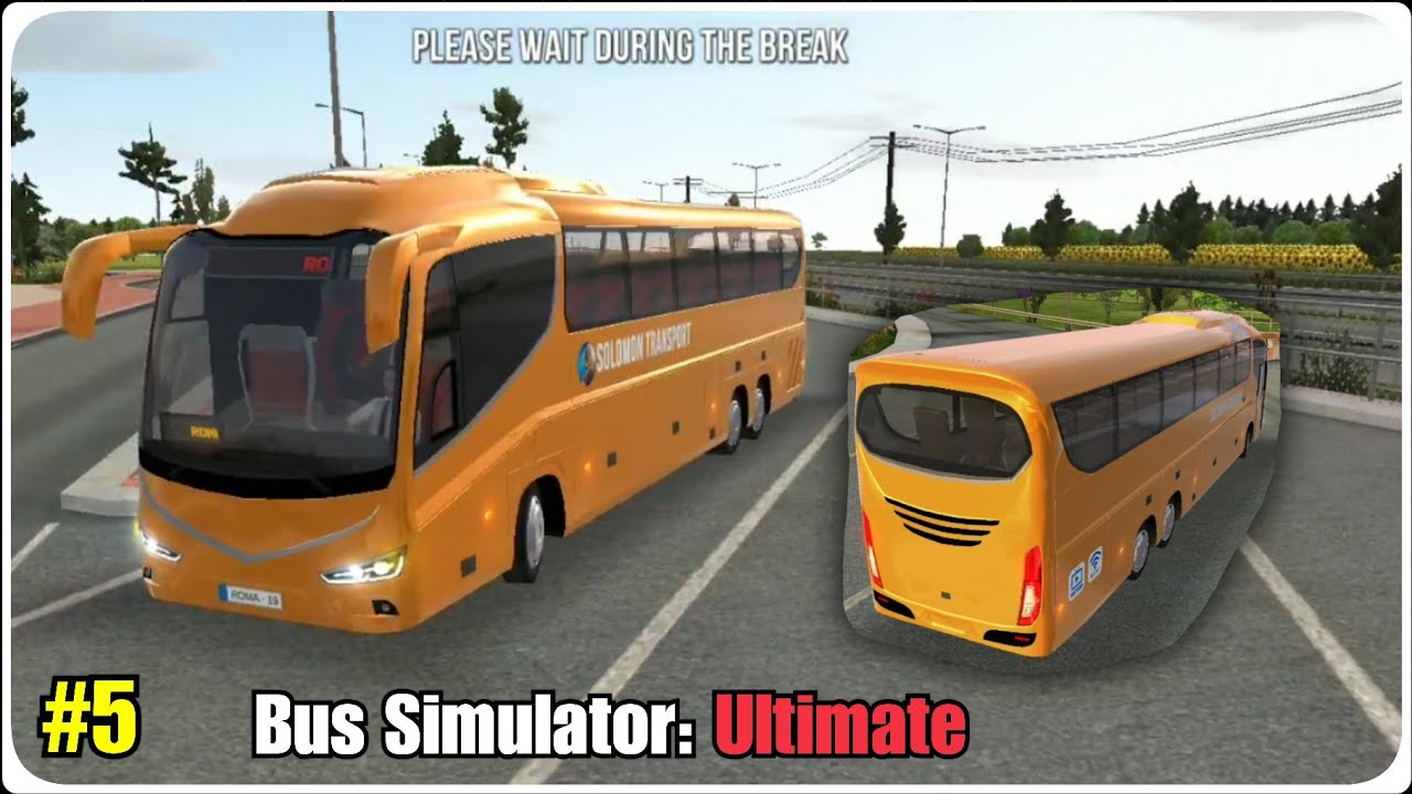 Bus Simulator: Ultimate - iOS/Android GamePlay #5 (Irizar 180 Integral- Roma•Napoli)