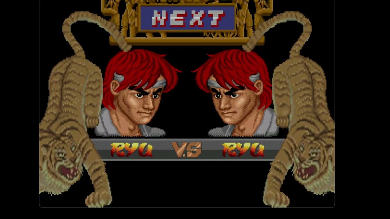 Street Fighter One MUGEN Ryu Playthrough