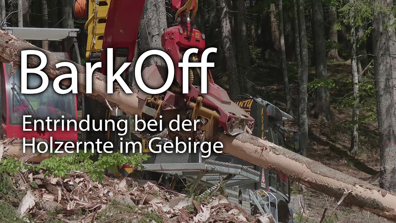 BarkOff   Entrindung bei der Holzernte
