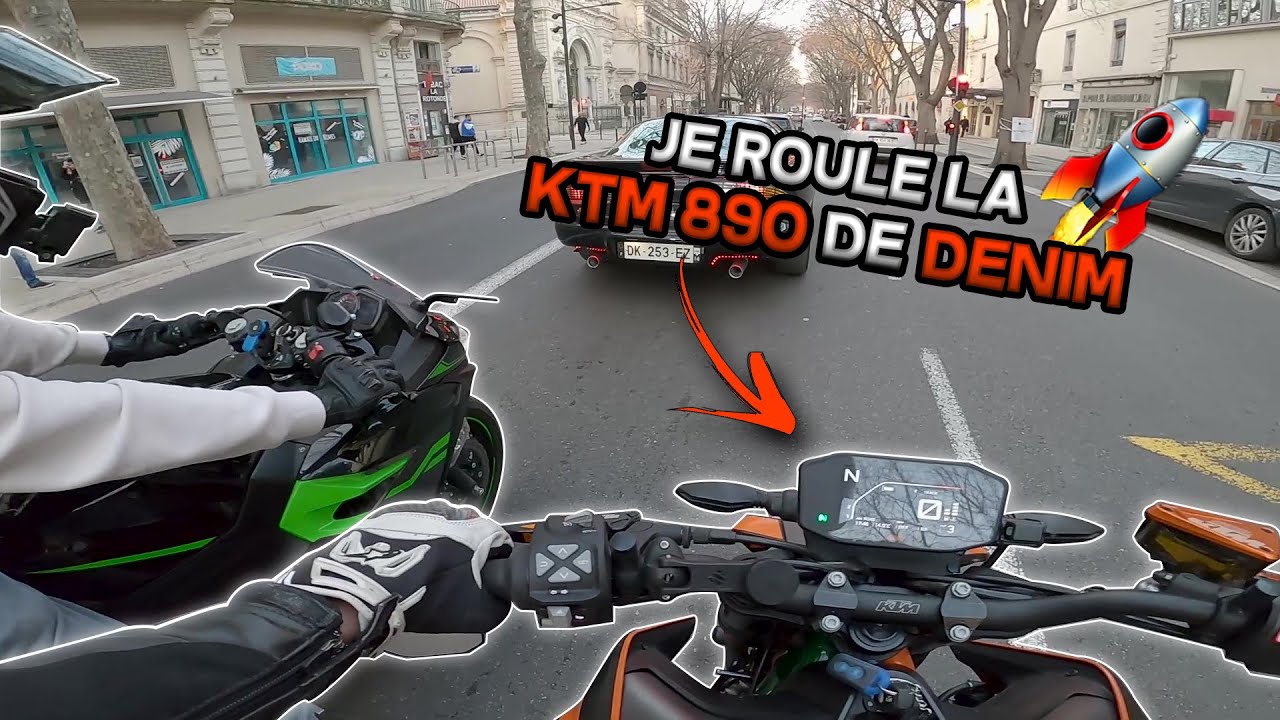 J'essaye la KTM 890 de @Biker Denim 😈  Daily observation #9
