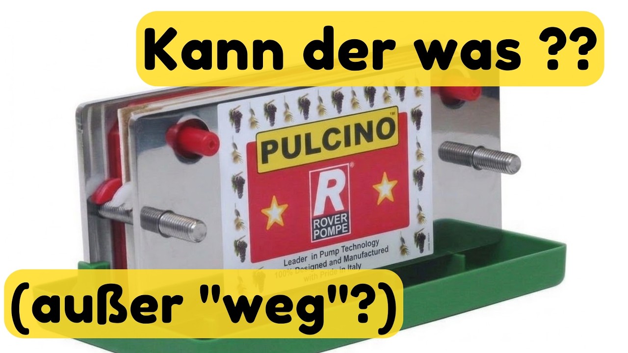 Pulcino 3 Schwerkraftfilter - Ich teste ihn ohne ihn zu haben...