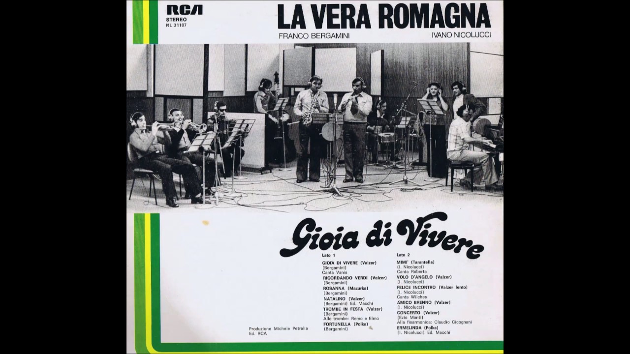 FORTUNELLA polca per Clarinetto in Do di F. Bergamini- Orchestra LA VERA ROMAGNA
