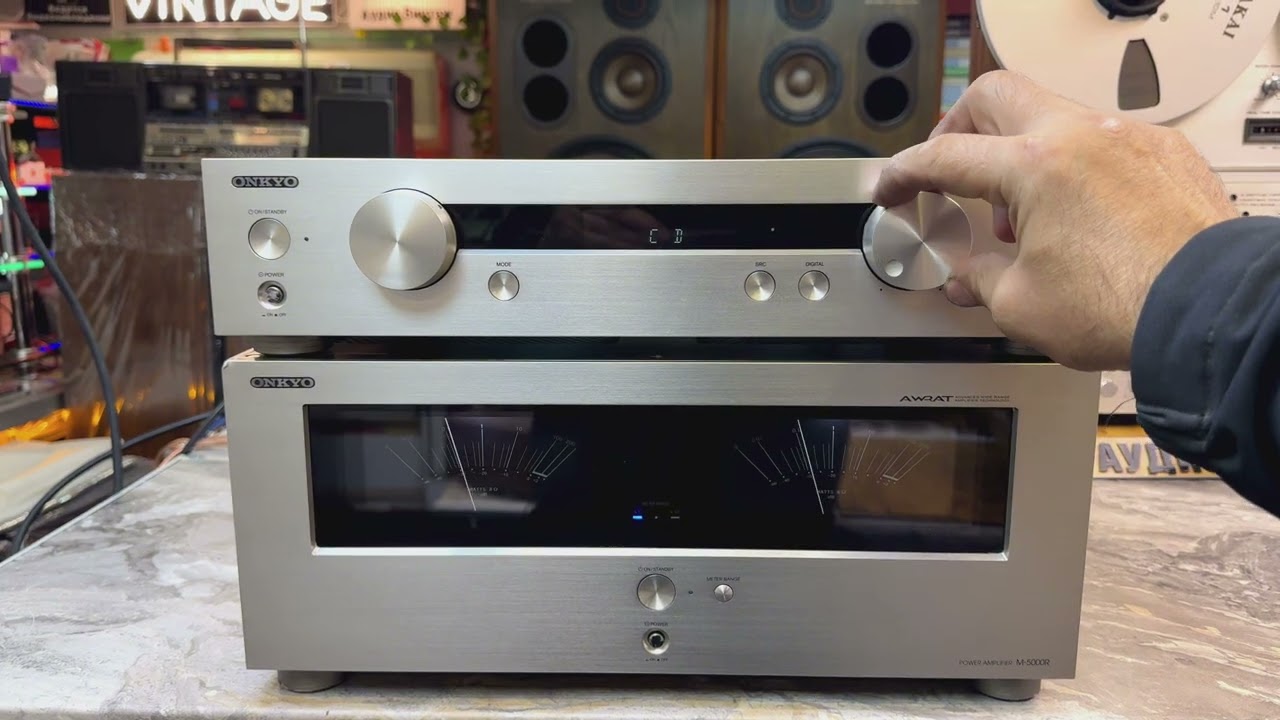 Усилитель Onkyo M-5000R + Onkyo P-3000R