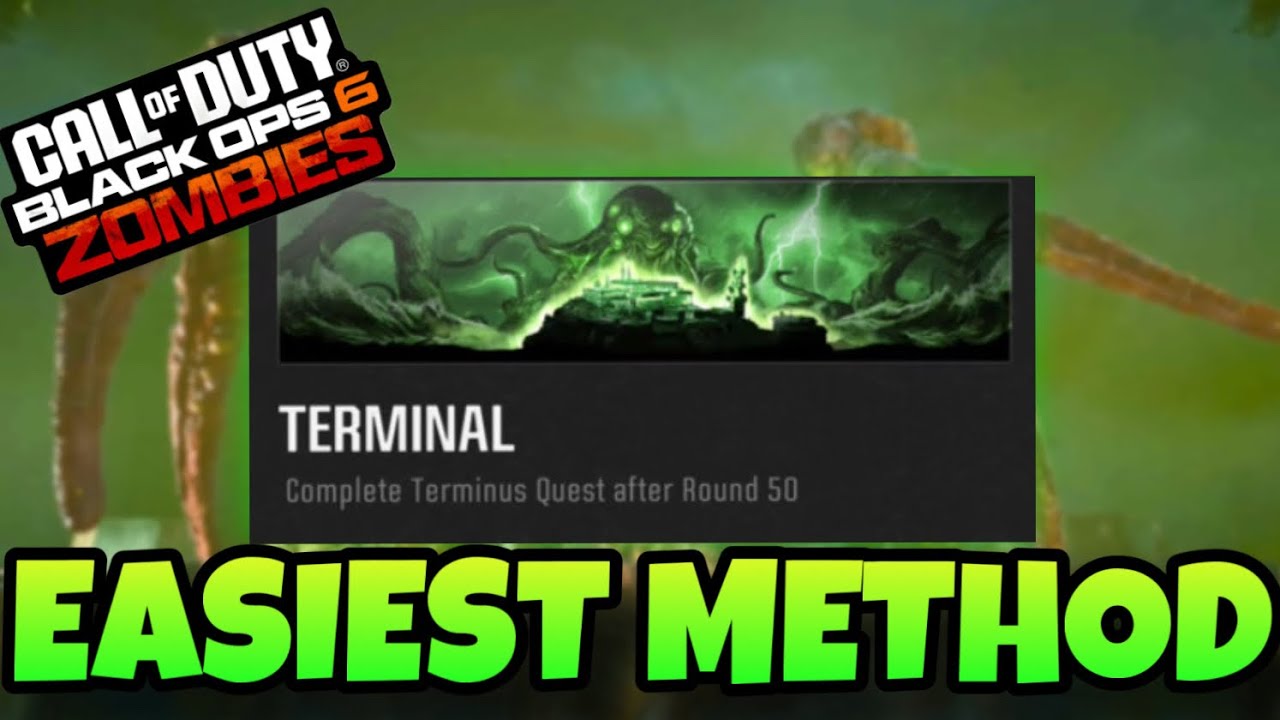 The EASIEST METHOD to Unlock “TERMINAL” Dark Ops - Black Ops 6 Zombies