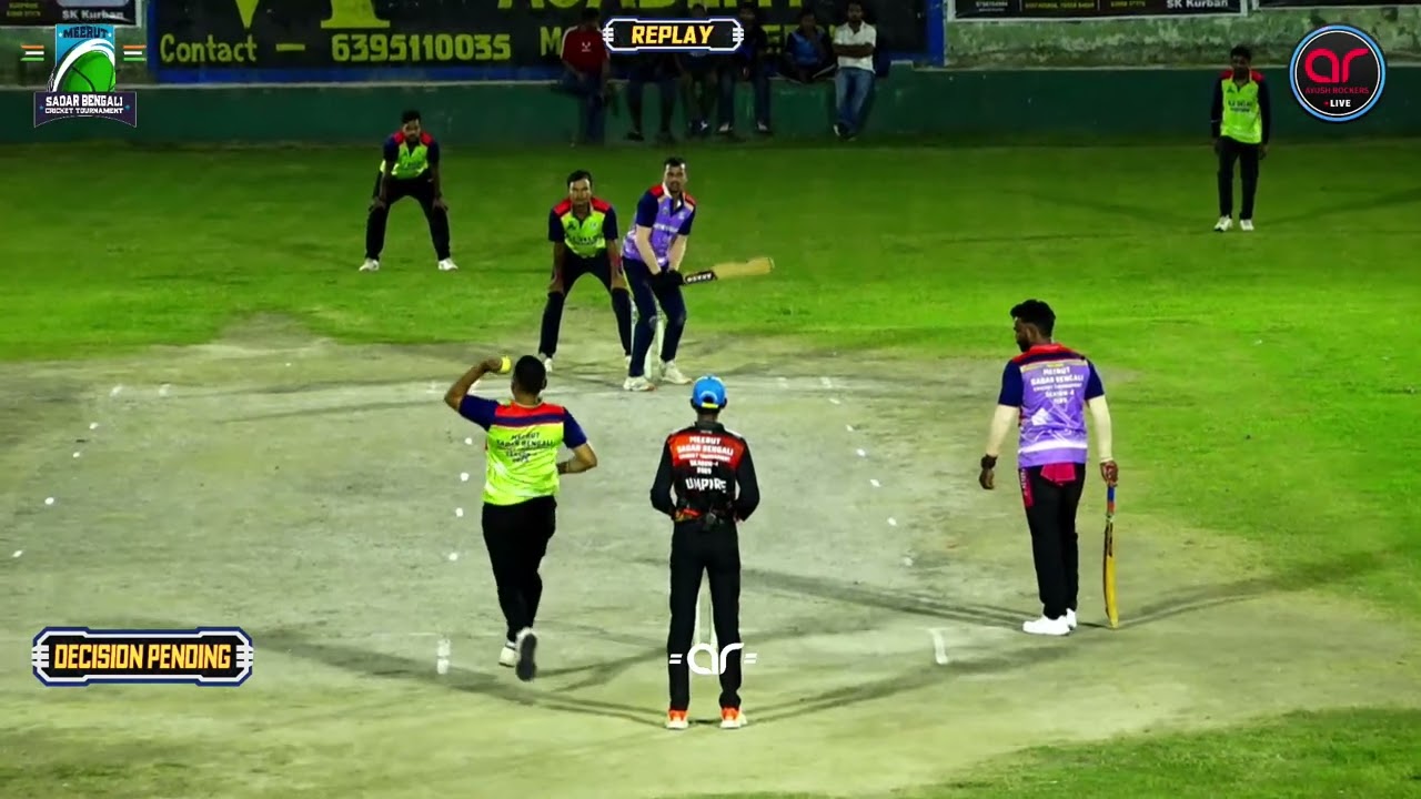 SEMIFINAL NO 1 SADAR BENGALI CRICKET TOURNAMENT MEERUT 2025