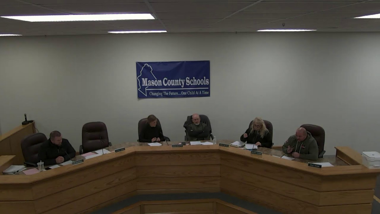 Mason County Board of Education Regular Business Meeting January 27, 2026