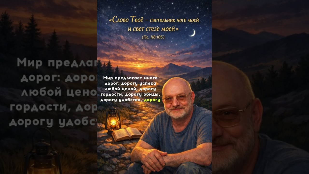 Слово твоё – светильник ноге моей