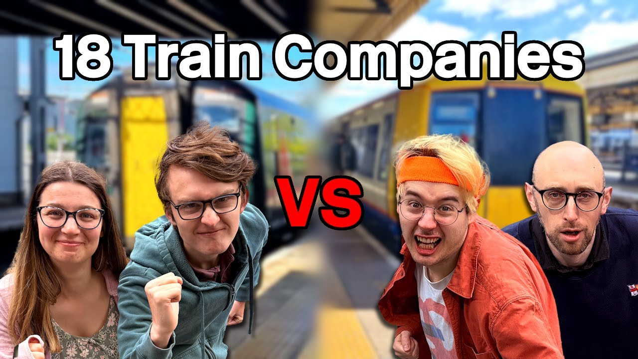 We Raced to Ride EVERY Train Company in London!