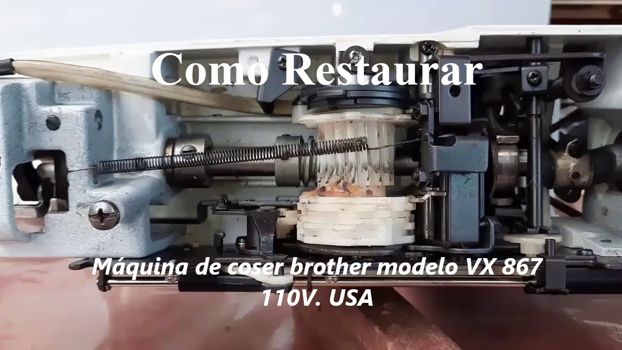 VX 847 Brother Como Restaurar máquina de Coser Brother 110V. modelo VX 847 - USA