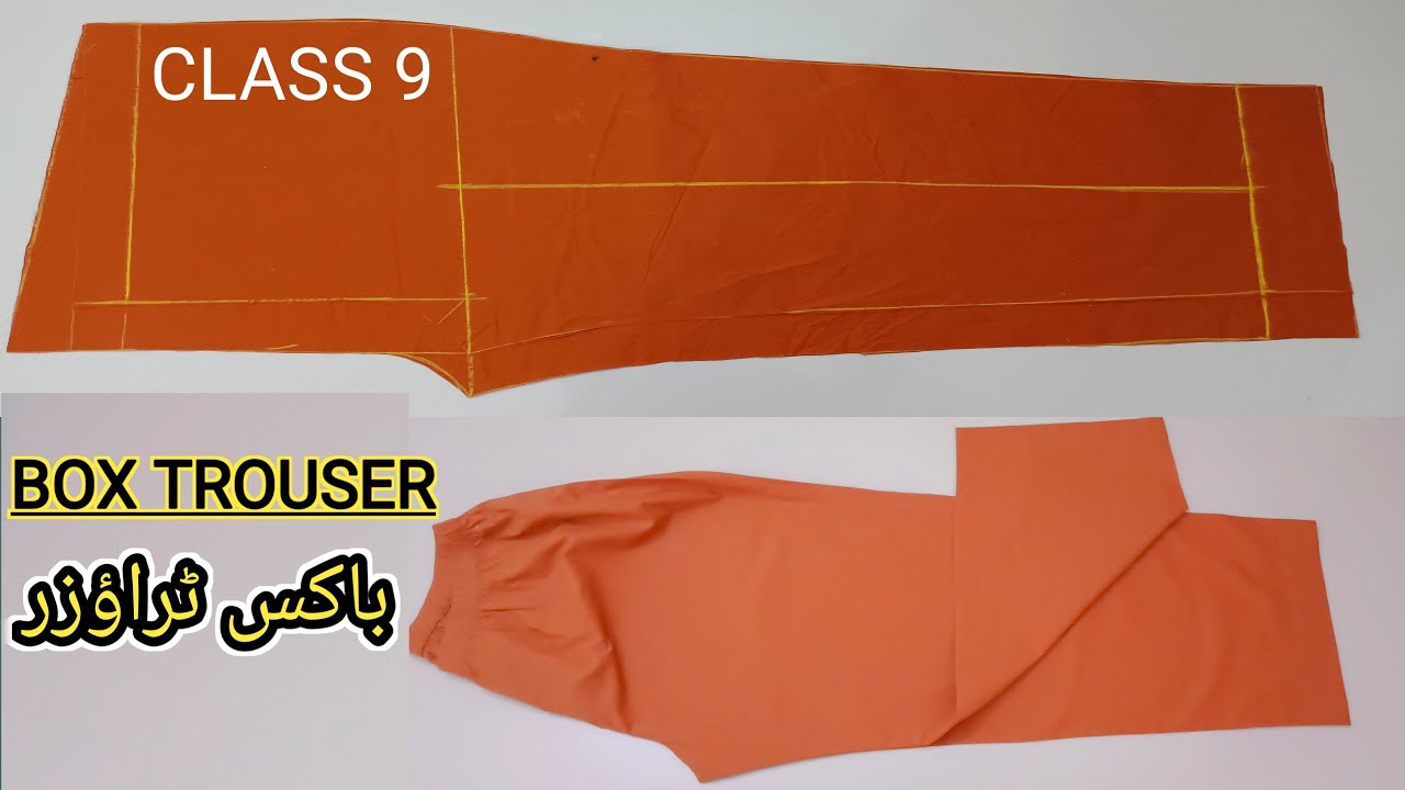 💥Box trouser cutting💥 | straight trouser cutting  by #NisaLibasmaker