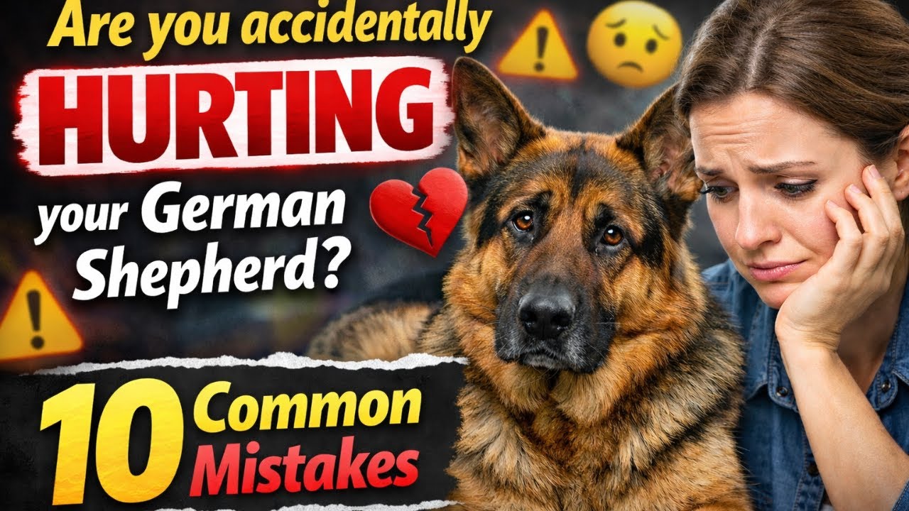 “Are You Accidentally Hurting Your German Shepherd? 10 Common Mistakes Owners Make”