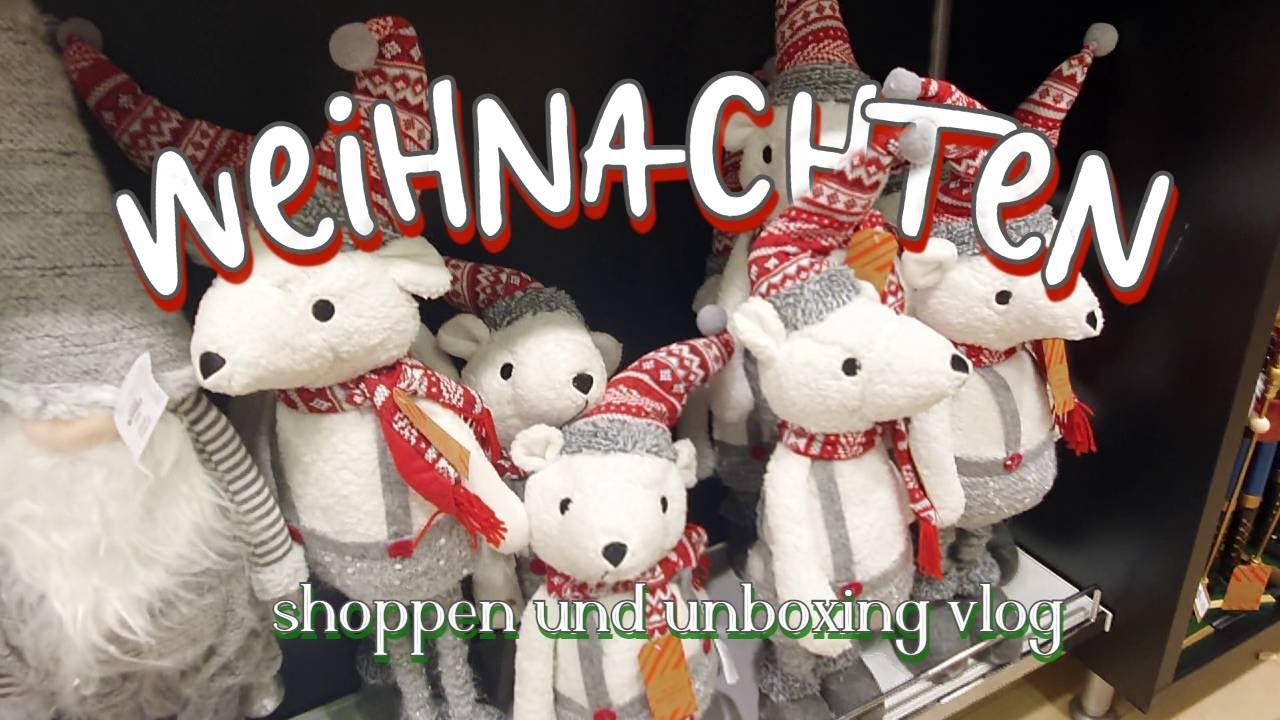 Christmas Shopping and Unboxing Vlog 🇩🇪 l Weihnachten steht vor der Tür! 🎄