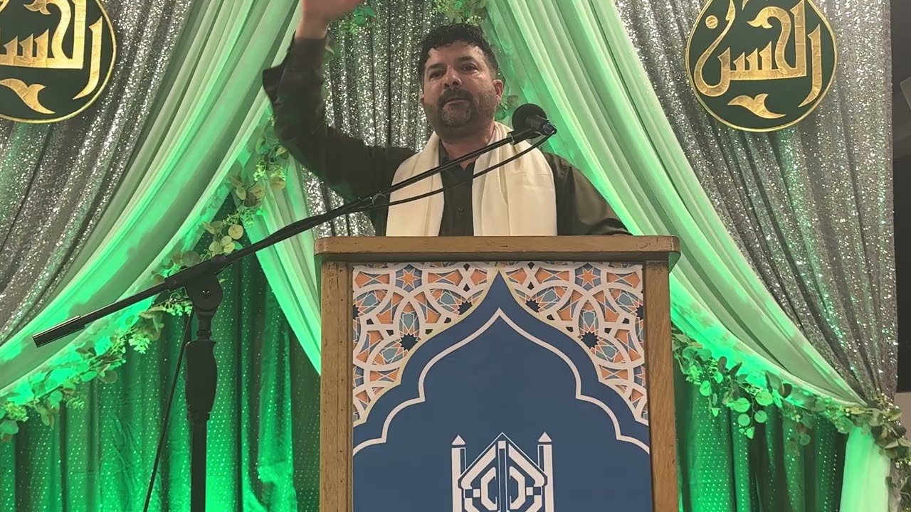 Komail abbas at Jashan e Imam e Hassan a.s 14 Ramzan at IEC Hussaini Chicago IL