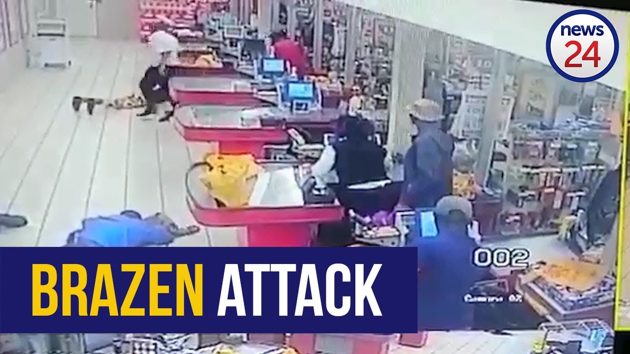 WATCH | Heavily armed robbers empty cash registers at Soweto Shoprite