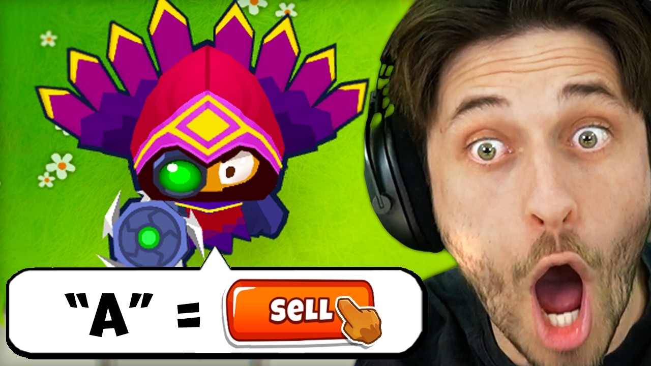 Beating Bloonarius but we cant say the letter 